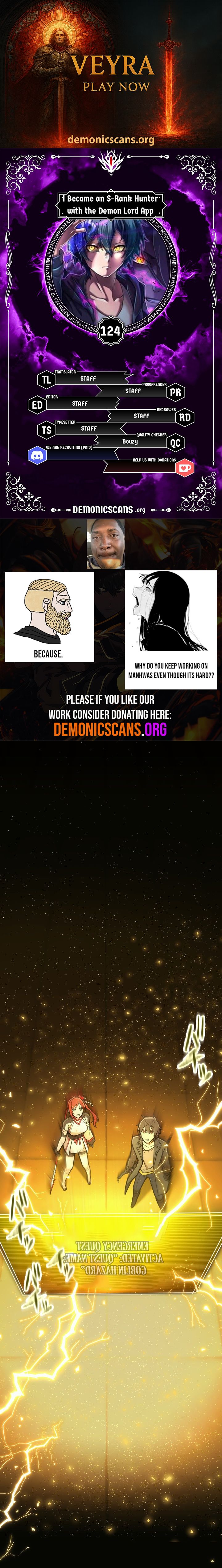 I Became an S-Rank Hunter with the Demon Lord App - Chapter 124 Page 1