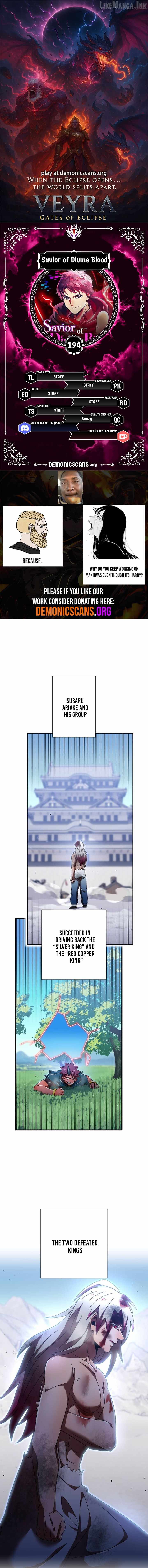 Savior of Divine Blood ~Draw Out 0.00000001% To Become the Strongest~ - Chapter 194 Page 1