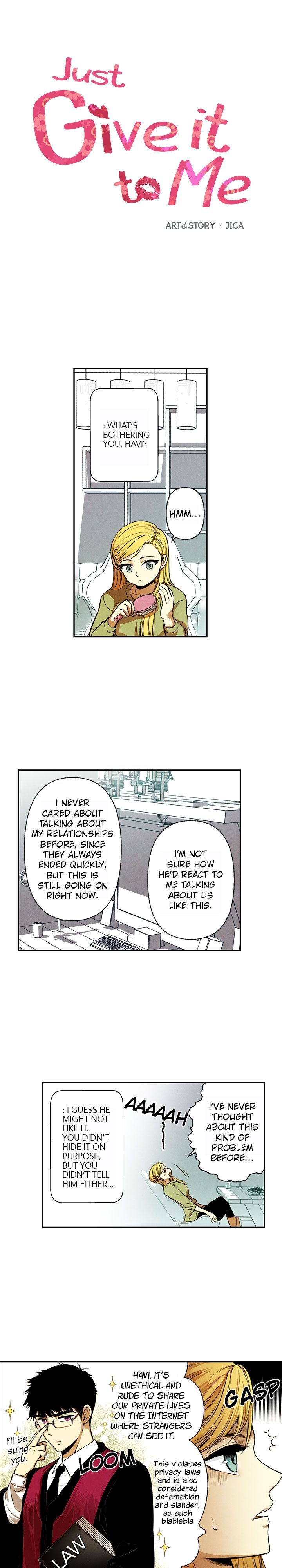 Just Give it to Me - Chapter 14 Page 1